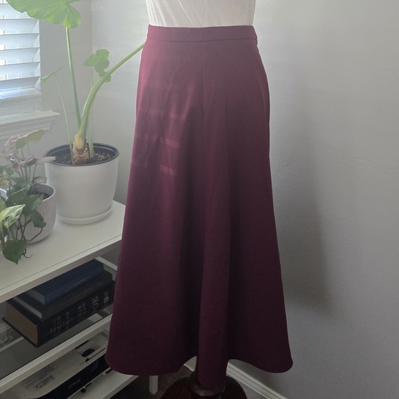 J.Crew Burgundy Skirt - Size 4 | NWOT - Picture 2 of 6